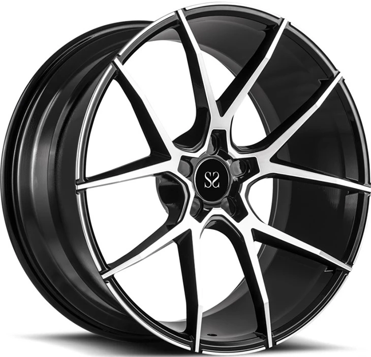 Audi E-tron GT satīna melna dimanta griešanas virsma 1 gabalā kaltie diski 18 19 un 20 collas