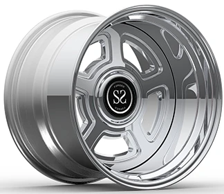 Pielāgoti 3 PC RIMS 18x8 un 18x12 pulēti Dodge Charger 1968