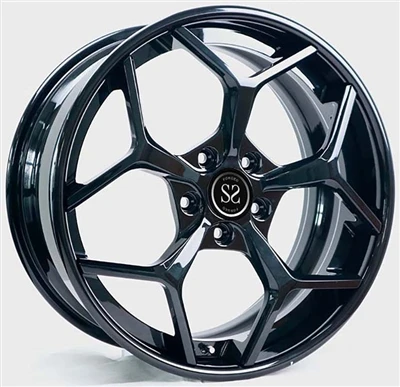 Gloss Black 17x8.0 Un 17x9.0 Custom 3-PC diski priekš 1982. gada Porsche 911SC
