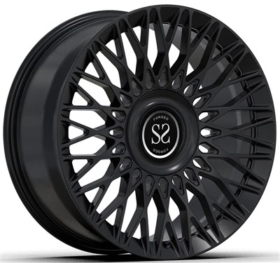 19x8,5 un 19x9,5 melni pielāgoti 1-datora kalti diski ar peldošiem vāciņiem Benz C klases AMG C 63 S