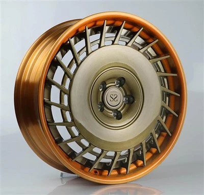 Divu-tonu bronzas 2 daļiņu kalti riteņi 18 x 8,5 un 18 x 10 BMW E39