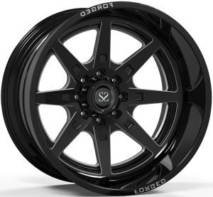 Gloss Black 4x4 Off Road 1-PC kalts ritenis