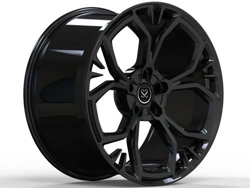New Black Painting 21 Inch Customized 2-PC Rims Wheels For Ferrari