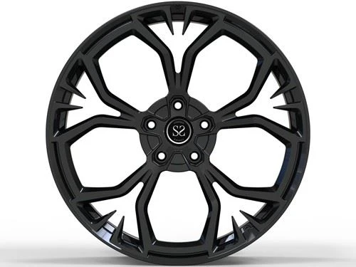 New Black Painting 21 Inch Customized 2-PC Rims Wheels For Ferrari