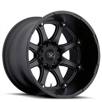 SSBR1009 12J X 20 collu 6 X 139.7 -44 ET liela lūpa melna kalta alumīnija sakausējums Toyota Land Cruiser