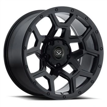 SSBR1012 pielāgots 20 22 24 collu 6 X 139,7 5 X 150 5 X 127 ieliekts satīna melns 4 X 4 diski SUV un pikapiem